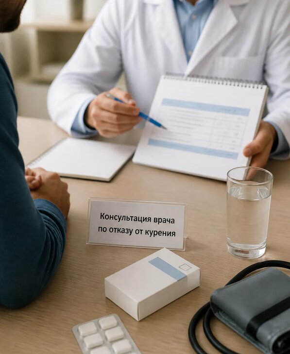 Консультация врача по отказу от курения для взрослых в Новошахтинске